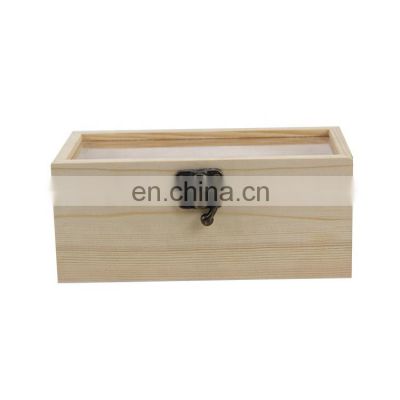 Widely used simple empty wooden gift boxes with custom logo