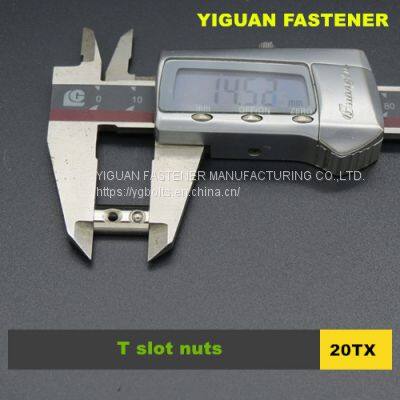 Half round nuts for 20 series