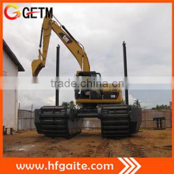 Construction machinery amphibious excavator for deepening of river