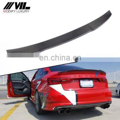 Aerodinamic Carbon A3 Back Spoiler for Audi A3 S3 Sedan 2015