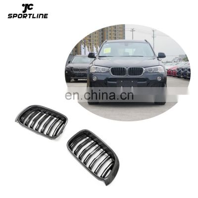 Carbon Fiber X3 X4 Front Grill for BMW X3 X4 F25 F26 2014 2015 2016 2017