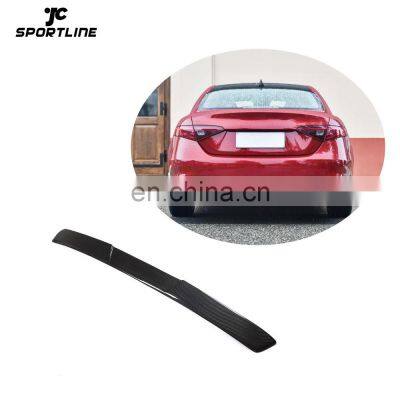 Carbon Fiber Rear Wing Roof Spoiler for Alfa Romeo Giulia Sedan 4-Door 2017-2018