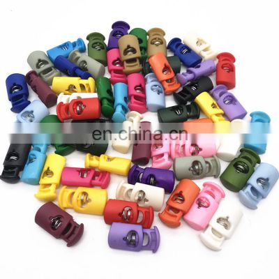 Flat Oval Elastic Swimwear 3Mm Customized Rope Plastic Cord Stopper