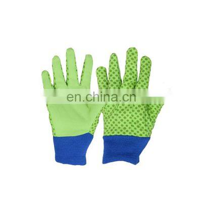 HANDLANDY Custom Children Use Green Cotton Safety Kids cute printing safety Gloves Kids children garden gloves