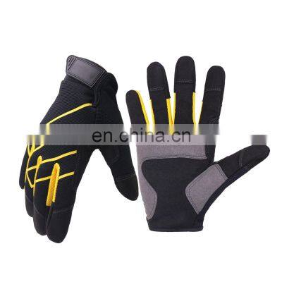 HANDLANDY Durable Vibration Resistant Touch Screen Auto Mechanic Gloves Maintenance Construction Work Gloves