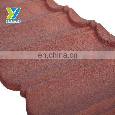 China Building Material Stone Roof Tile Classic Bond Type Stone Coated Metal Roof Tile
