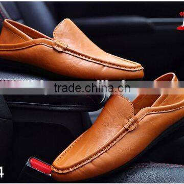 men round toe comfortable breathable flexible casual driver dress shoes