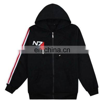 Anime Game Hoodie Mass Effect Clothes Men's Hooded Zipper Long Sleeve Jacket Fall Winter