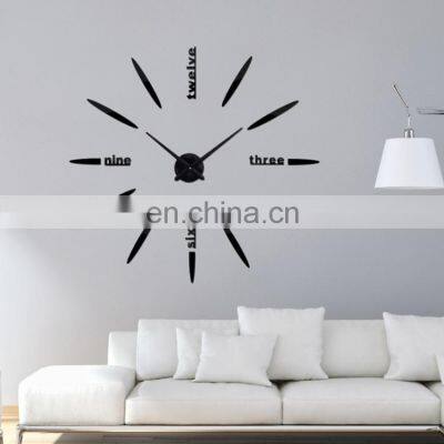 K&B Hot Factory Fashion High Quality Modern EVA+Acrylic Diy Digital Wall Clock photo-2