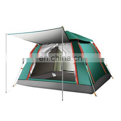 Family Camping Tent For 2 to 4 People Outdoor Waterproof Large Space Sleeping Extended Tents Barraca