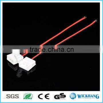 Waterproof Ip65 15cm Extend Cable 10mm 2pin One Clip PCB FPC Solderless Connector for SMD 5050 LED Strip Light photo-2