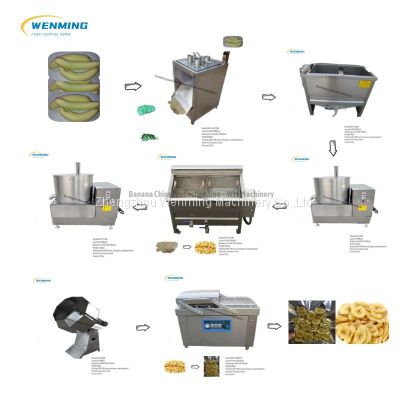 Automatic Plantain/Banana Chips Production line Banana chips making machine