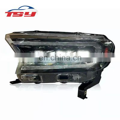 Manufacture supplier head light  car parts head lamp for Ranger T7/T8 2015-2020 with 3 lens