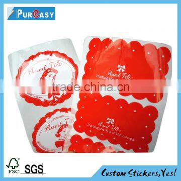 Favorable custom logo home decor labels