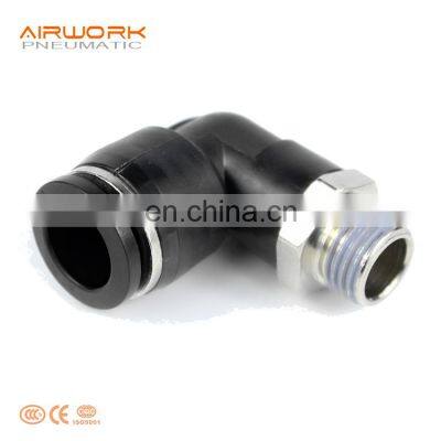 PL one touch thread pvc pipe fittings 90 Degree 1/2\