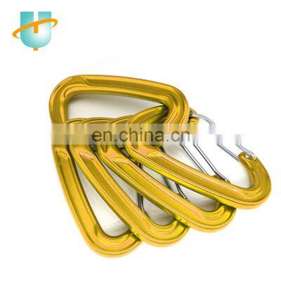 General Industry 18kn d Shaped Rock Climbing Aluminium Alloy 7075 High Strength Carabiner Hooks photo-5