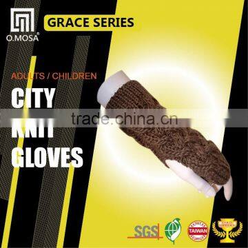 OM2918 O.MOSA 3G Fashion Accessories Acrylic Alpaca Polyester Cross Cable City Gloves photo-6