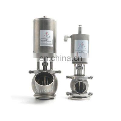 Elbow Tank Bottom Seat Valve Sanitary Weld Air Control Tank Bottom Valve Manufacturer