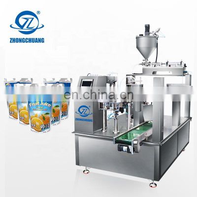 OEM Stand Up Premade Bag Doypack Packing Machine De Remplissage De Jus Fruit Juice Ketchup Liquid Filling Machines Emballage