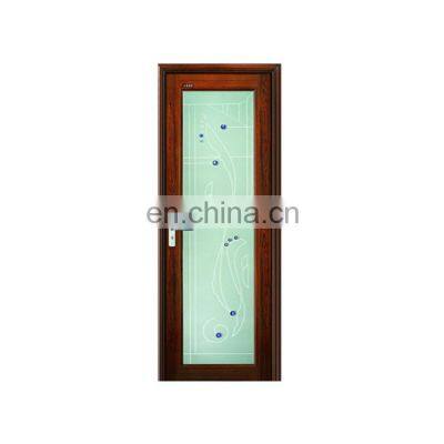 aluminum frame bathroom door interior glass door with door casing