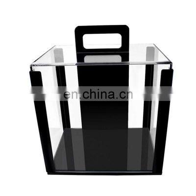 Cost Effective Transparent Premium 600 Casino Acrylic Rack Set Tray Poker Chip Cases photo-4