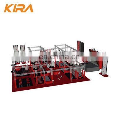 Hot Sale High Quality Different Style Kids Play Indoor Playground Equipment Ninja Warrior Obstacle Course for Kids photo-2