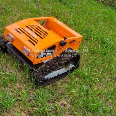 remote brush cutter, China robot lawn mower for hills price, radio controlled mower for sale