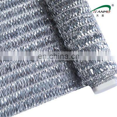 Manufacture Sliver Color of Aluminum Sun Shade Mesh Aluminum Foil Net for Greenhouse Net photo-3