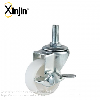 2 Inch Threaded Stem PP Furniture Caster Wheel photo-2
