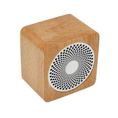 2022 Wooden Mini Small Bluetooth Wireless Speaker Portable Speaker For Promotion