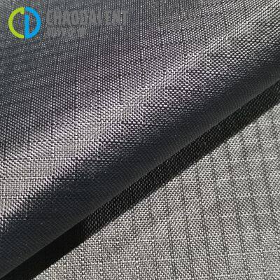 Eco-friendly 210D 100%RPET Recycled Polyester PU Coated Five-pointed Grid Oxford Fabric for Bag Luggage Tent photo-2