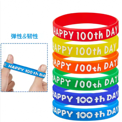 Hot Selling Customizable Silicone Sports Wristband with Personalized Logo for Promotional Events