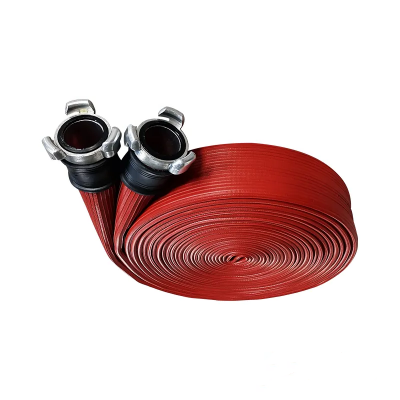 High Pressure Forestry Lightweight Canvas Fabric PVC Lining Layflat Hose photo-5