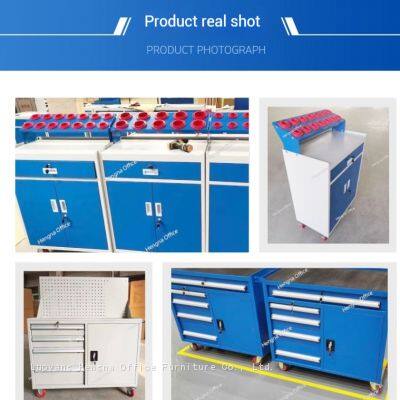 JUNTUO Adjustable Tool Storage Cart With Large Capacity Drawers – Mobile Storage Solution for Service Centers, Model T-800