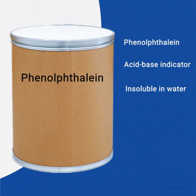 CAS: 77-09-8 Phenolphthalein Powder Acid-Base Indicator 25KG/Drum