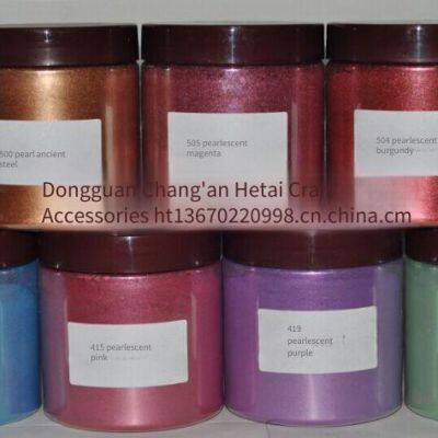 Colored Pearl Powder / Iridescent Pearl Powder / Pearlescent Pink Powder for Various Uses in Cosmetics, Handicrafts Such as Spraying, Printing, Painting, and Injection Molding photo-2