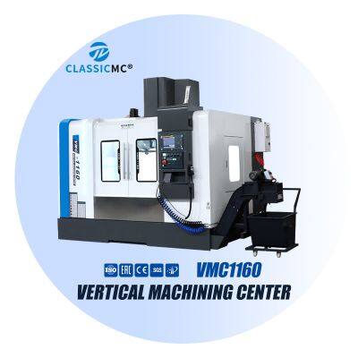 Высококачественный вертикальный фрезерный центр VMC1160 и 5-осевой ЧПУ-фрезер с контроллером для обработки сложных деталей