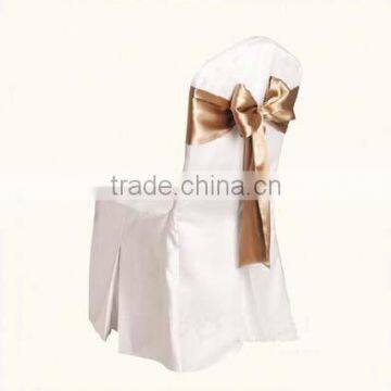 elegant high quality spandex chair cover with sash, lycra chair cover