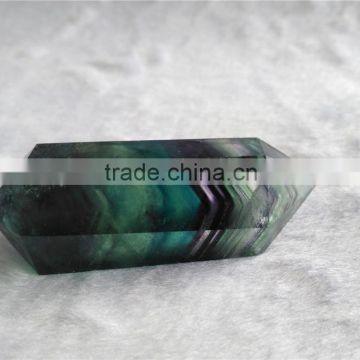 Natural Great Fluorite Crystal Points / Wands for Sale