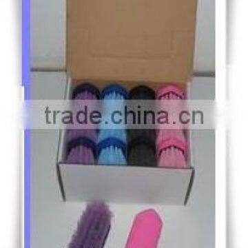 12 pcs horse body brush in display box for show