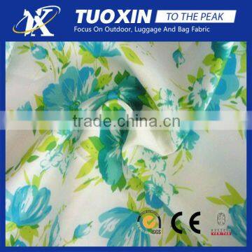 satin drill with printed/fashion fabric 2013/big flower print fabric