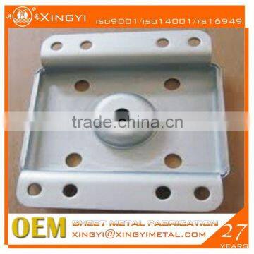 metal spot welding bronze/steel support