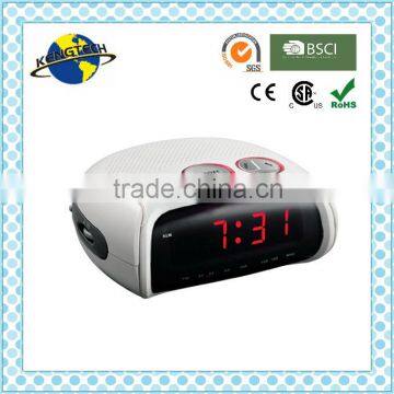 Colorful Digital PLL Alarm Clock Radio Light Rim Dimmer Radio