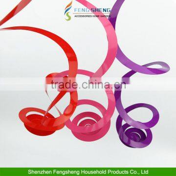 Coloured Hanging Swirls Party Decorations Multi Birthday Wedding Baby Shower photo-3