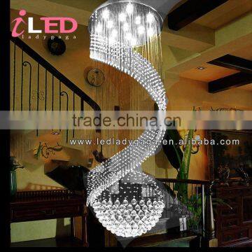 LED modern hotel crystal chandelier