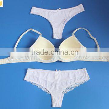 Daily Use Pure White Breathable Feature Bra Panti photo-2