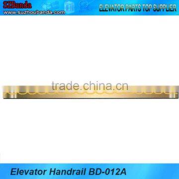 hot elevator car cabin handrail