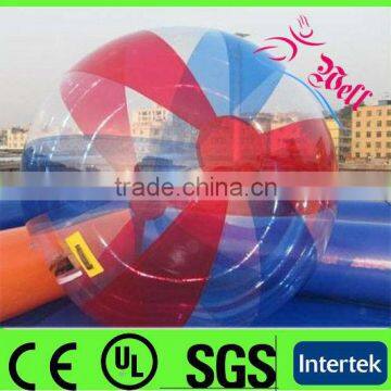 Red PVC and TPU inflatable water ball / water walking balls for sale