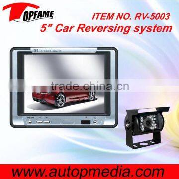 TOPFAME color car rear view system RV-5003 Car/Truck Rear View Camera System with 5inch TFT LCD monitor and sony CCD camera