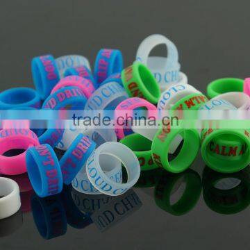 health food grade silicone vape band for e cigarettes custom vape bands vape band mod vapor